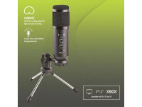 NGS Microfone Unidirecional com Tripé e Conexão USB GMICX-110 NGS Microfone Unidirecional com Tripé e Conexão USB GMICX-110